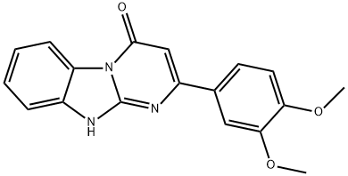 2-(3,4-Dimethoxyphenyl)pyrimido-[1,2-a]benzimidazol-4(1H)-one|2-(3,4-二甲氧苯基)-1H-嘧啶并[3,2-A]苯并咪唑-4-酮