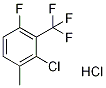 2-Chloro-6-fluoro-3-methylbenzotrifluoride hydrochloride 结构式