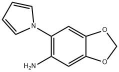 6-(1H-Pyrrol-1-yl)-1,3-benzodioxol-5-amine Struktur