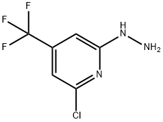 2-氯-6-肼基-4-(三氟甲基)吡啶,129015-68-5,结构式
