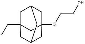 2-[(3-乙基-1-金刚烷基)氧基]乙醇 结构式