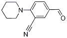 5-甲酰基-2-(哌啶-1-基)苯甲腈,1272756-59-8,结构式