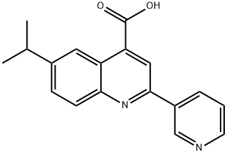 897561-18-1 6-イソプロピル-2-ピリジン-3-イルキノリン-4-カルボン酸
