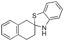 3',4'-Dihydro-1'H,3H-spiro[1,3-benzothiazole-2,2'-naphthalene] Struktur