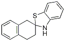 3',4'-Dihydro-1'H,3H-spiro[1,3-benzothiazole-2,2'-naphthalene] 化学構造式