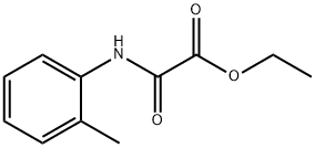 氧代(2-甲苯胺基)乙酸乙酯 结构式