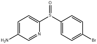 6-[(4-Bromophenyl)sulfinyl]-3-pyridinylamine|