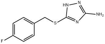 3-[(4-Fluorobenzyl)thio]-1H-1,2,4-triazol-5-amine|5-[(4-氟苄基)硫代]-1H-1,2,4-3-氨基-1,2,4-三氮唑
