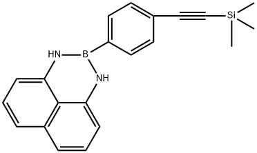 2-[4-(三甲基硅烷基)乙炔基苯基]-2,3-二氢-1H-萘并[1,8-DE]-1,3,2-二唑硼, 1449145-05-4, 结构式