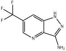 6-(三氟甲基)-1H-吡唑并[4,3-B]吡啶-3-胺, 1211536-39-8, 结构式