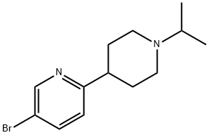 5-Bromo-1'-isopropyl-1',2',3',4',5',6'-hexahydro-[2,4']bipyridinyl Structure