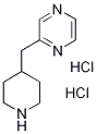 2-Piperidin-4-ylmethyl-pyrazine dihydrochloride Structure