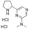 Dimethyl-(6-pyrrolidin-2-yl-pyrazin-2-yl)-amine dihydrochloride Structure