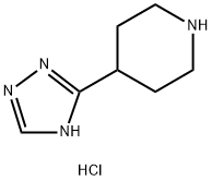 4-(4H-1,2,4-三唑-3-基)哌啶二盐酸盐,1401425-75-9,结构式