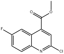 Methyl 2-chloro-6-fluoroquinoline-4-carboxylate Structure