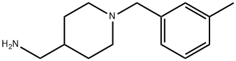 {[1-(3-Methylbenzyl)piperidin-4-yl]methyl}amine Struktur