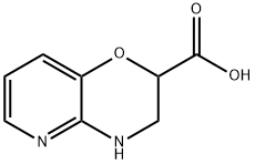 3,4-Dihydro-2H-pyrido[3,2-b]-[1,4]oxazine-2-carboxylic acid Struktur