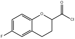 6-Fluorochromane-2-carbonyl chloride Structure