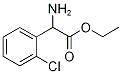 2-氨基-2-(2-氯苯基)乙酸乙酯,500772-75-8,结构式