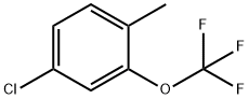 4-Chloro-1-methyl-2-(trifluoromethoxy)benzene Struktur