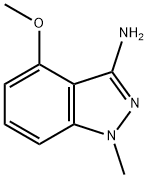 4-Methoxy-1-methyl-1H-indazol-3-amine 结构式