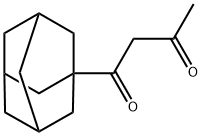 1-(1-金刚烷基)丁烷-1,3-二酮 结构式