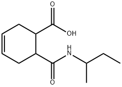 6-[(仲丁基氨基)羰基]环己-3-烯-1-羧酸,1212091-63-8,结构式