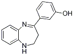 3-(4,5-Dihydro-3H-1,4-benzodiazepin-2-yl)phenol 结构式