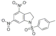  4,6-Dinitro-1-[(4-methylphenyl)sulphonyl]indoline