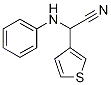 Phenylamino(thien-3-yl)acetonitrile,,结构式