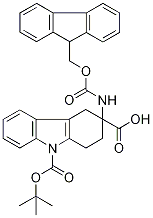 (R,S)-Fmoc-Thc(Boc)-OH 化学構造式