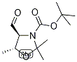 tert-Butyl (4S,5R)-4-formyl-2,2,5-trimethyl-1,3-oxazolidine-3-carboxylate Structure