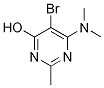 5-Bromo-6-(dimethylamino)-2-methylpyrimidin-4-ol Struktur