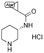 (3S)-3-[(Cyclopropylcarbonyl)amino]piperidine hydrochloride, [(3S)-(Piperidin-3-yl)carbamoyl]cyclopropane hydrochloride