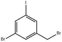 1-Bromo-3-(bromomethyl)-5-iodobenzene, alpha,3-Dibromo-5-iodotoluene,1261553-05-2,结构式