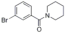 (3-Bromophenyl)(piperidin-1-yl)methanone Structure