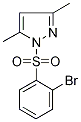 1-[(2-Bromophenyl)sulphonyl]-3,5-dimethyl-1H-pyrazole Struktur
