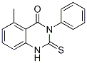 2,3-Dihydro-5-methyl-3-phenyl-2-thioxo-1H-quinazolin-4-one