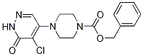 Benzyl 4-(5-chloro-1,6-dihydro-6-oxopyridazin-4-yl)tetrahydro-2H-pyrazine-1-carboxylate Structure