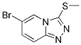 6-Bromo-3-(methylthio)[1,2,4]triazolo[4,3-a]pyridine 98%,,结构式