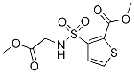 Methyl 3-{[(2-methoxy-2-oxoethyl)amino]sulphamoyl}thiophene-2-carboxylate