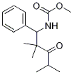 Methyl N-(2,2,4-trimethyl-3-oxo-1-phenylpent-1-yl)carbamate Structure