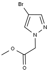 Methyl (4-bromo-1H-pyrazol-1-yl)acetate Struktur
