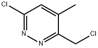 6-Chloro-3-(chloromethyl)-4-methylpyridazine Structure