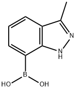 3-Methyl-1H-indazole-7-boronic acid Struktur