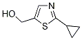 (2-Cyclopropyl-1,3-thiazol-5-yl)methanol 化学構造式
