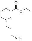 1-(3-Aminoprop-1-yl)-3-(ethoxycarbonyl)piperidine 结构式