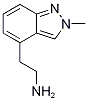 2-(2-Methyl-2H-indazol-4-yl)ethylamine,,结构式