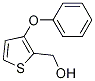 (3-Phenoxythien-2-yl)methanol 结构式