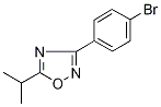 3-(4-Bromophenyl)-5-isopropyl-1,2,4-oxadiazole 98% Struktur